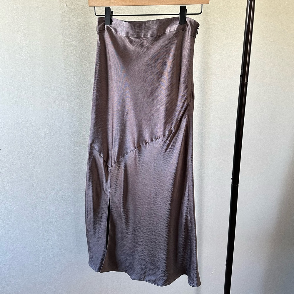 Anthropologie silky mid length skirt.